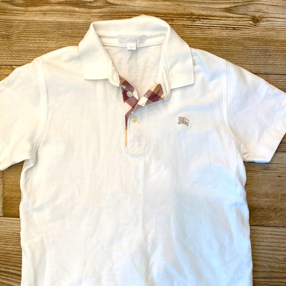 Boys Burberry polo